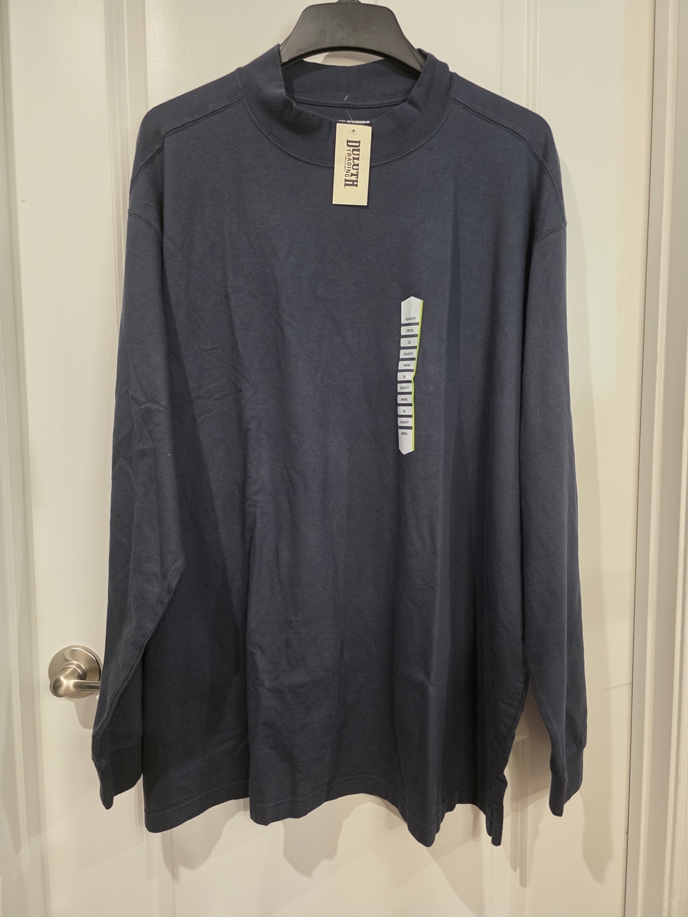 Duluth Trading Co Men's Longtail T Relaxed Fit Mock Turtleneck